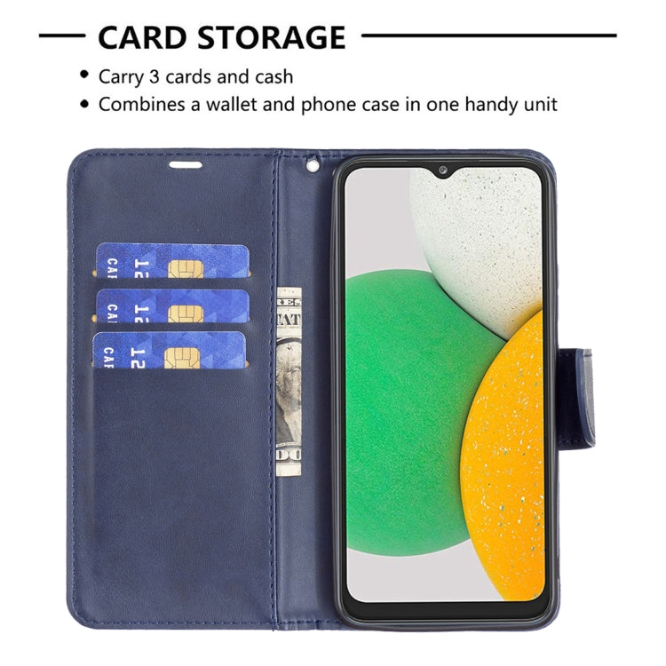 For Samsung Galaxy A03 Core Retro Lambskin Texture Leather Phone Case