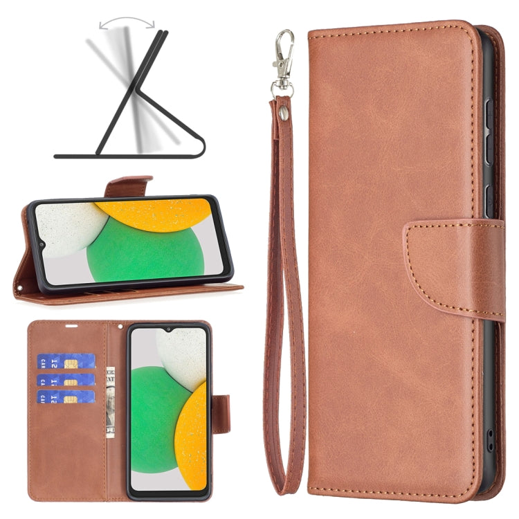 For Samsung Galaxy A03 Core Retro Lambskin Texture Leather Phone Case