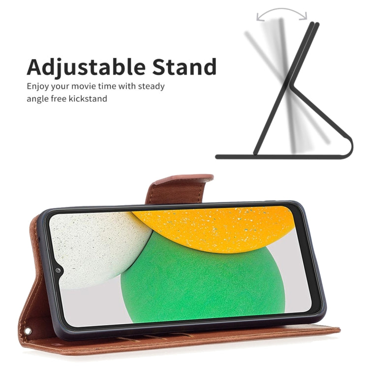 For Samsung Galaxy A03 Core Retro Lambskin Texture Leather Phone Case