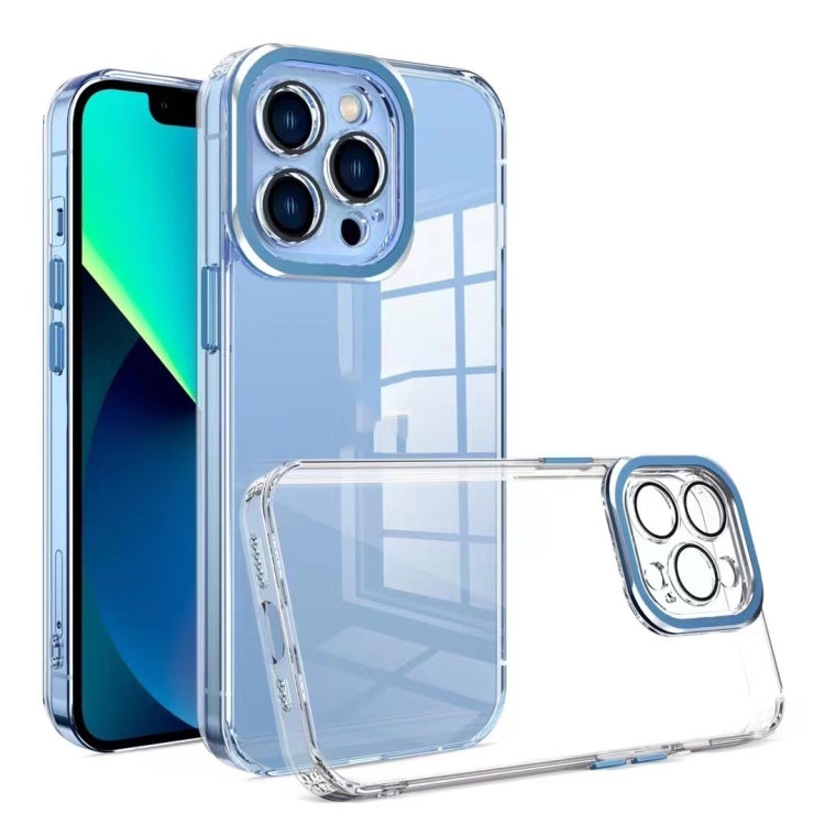 For iPhone 12 Pro TPU + Acrylic Transparent Phone Case with Lens Film