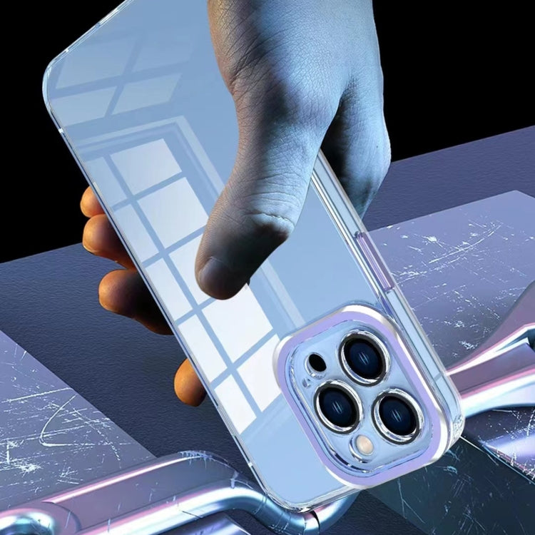 For iPhone 12 Pro TPU + Acrylic Transparent Phone Case with Lens Film