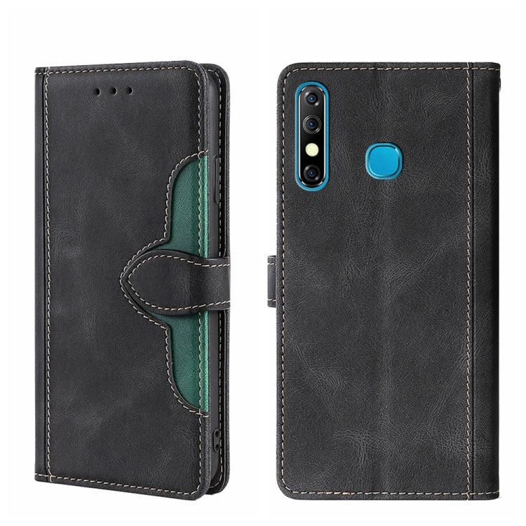 For Infinix Hot 8 / Hot 8 Lite X650 X650B Skin Feel Magnetic Buckle Leather Phone Case