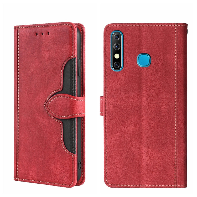 For Infinix Hot 8 / Hot 8 Lite X650 X650B Skin Feel Magnetic Buckle Leather Phone Case