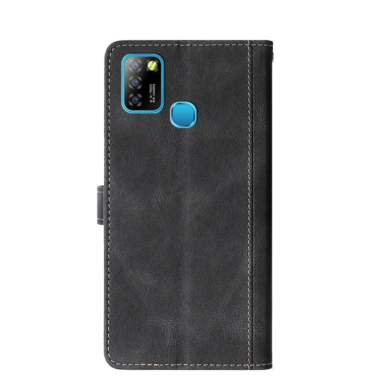 For Infinix Hot 10 Lite / Smart 5 X657 Skin Feel Straw Hat Magnetic Buckle Leather Phone Case