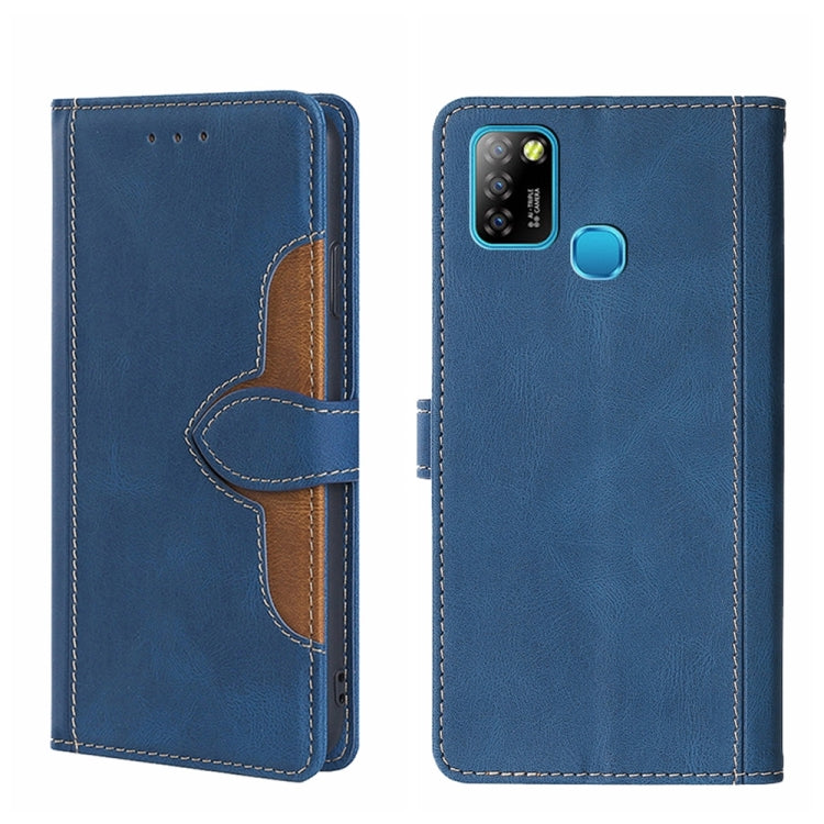 For Infinix Hot 10 Lite / Smart 5 X657 Skin Feel Straw Hat Magnetic Buckle Leather Phone Case