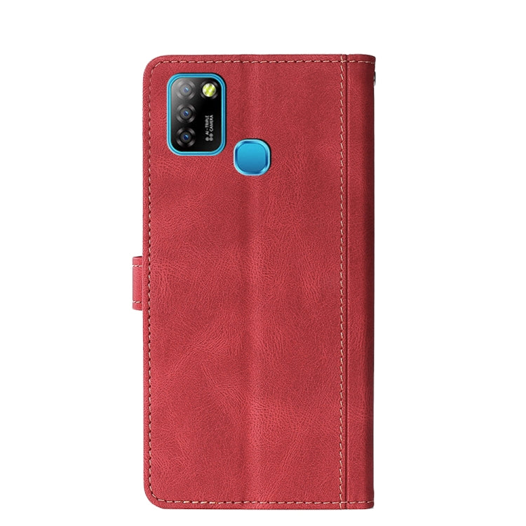 For Infinix Hot 10 Lite / Smart 5 X657 Skin Feel Straw Hat Magnetic Buckle Leather Phone Case