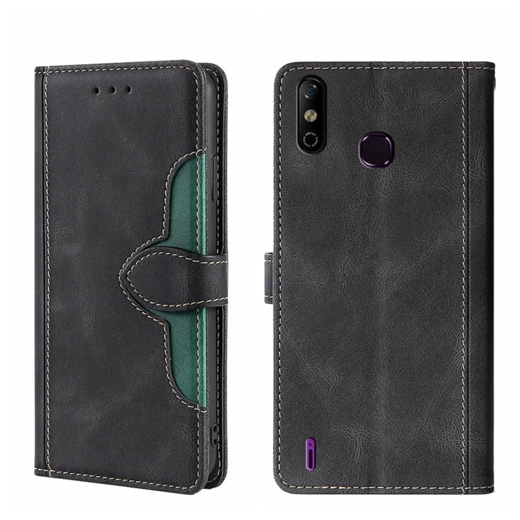 For Infinix Smart 4 X653 Skin Feel Straw Hat Magnetic Buckle Leather Phone Case