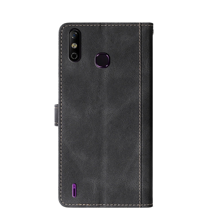 For Infinix Smart 4 X653 Skin Feel Straw Hat Magnetic Buckle Leather Phone Case