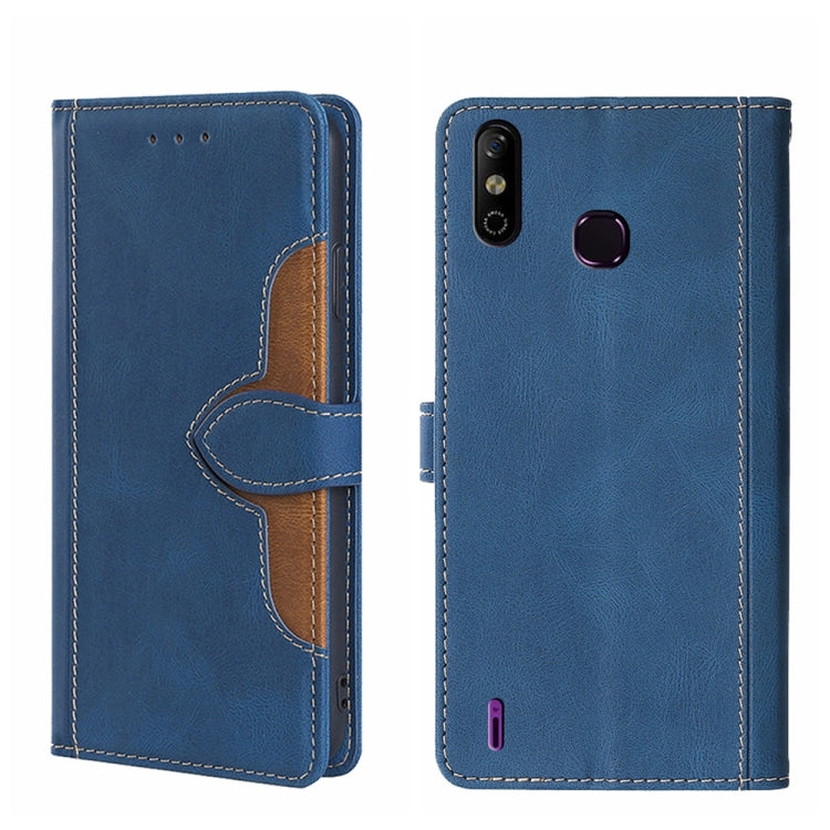For Infinix Smart 4 X653 Skin Feel Straw Hat Magnetic Buckle Leather Phone Case