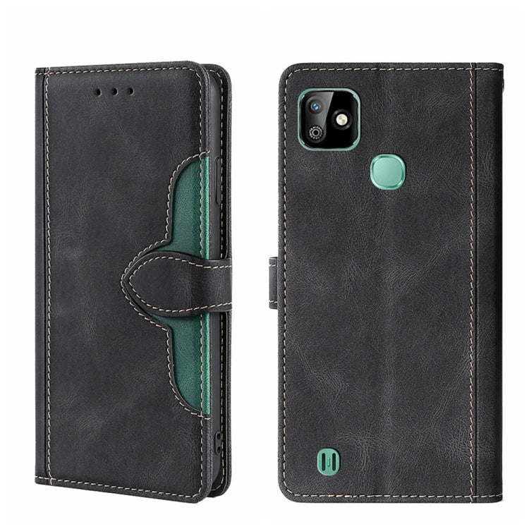 For Infinix Smart HD 2021 X612 Skin Feel Straw Hat Magnetic Buckle Leather Phone Case