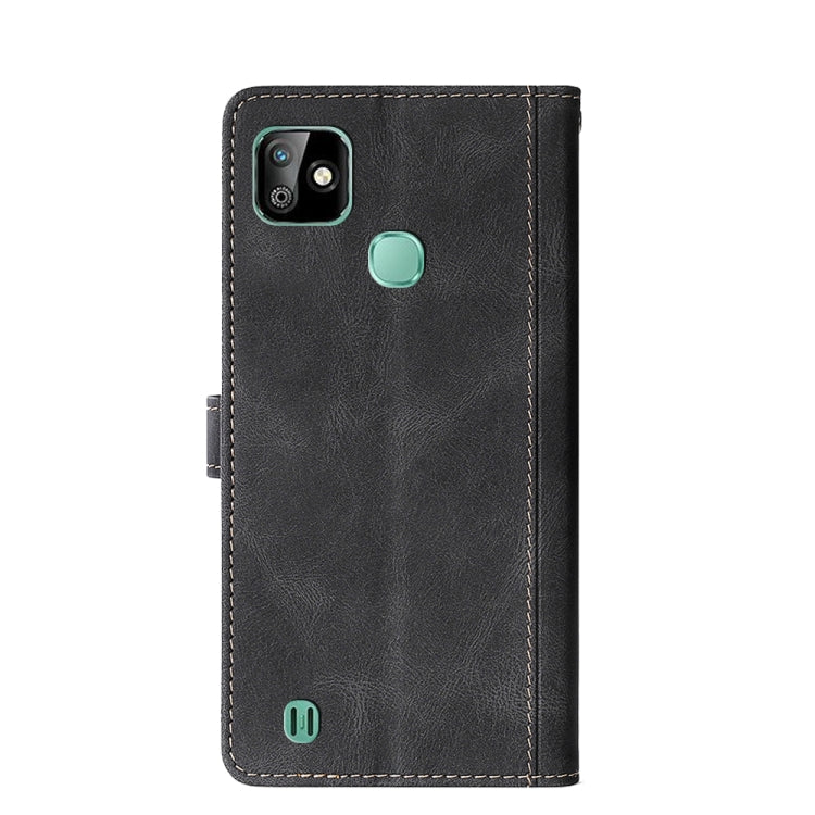 For Infinix Smart HD 2021 X612 Skin Feel Straw Hat Magnetic Buckle Leather Phone Case