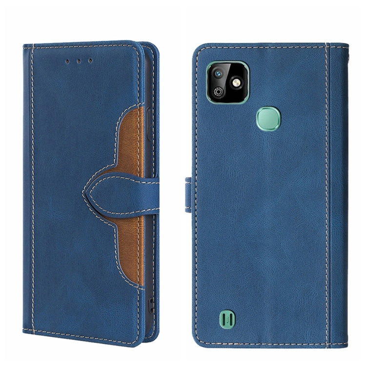 For Infinix Smart HD 2021 X612 Skin Feel Straw Hat Magnetic Buckle Leather Phone Case