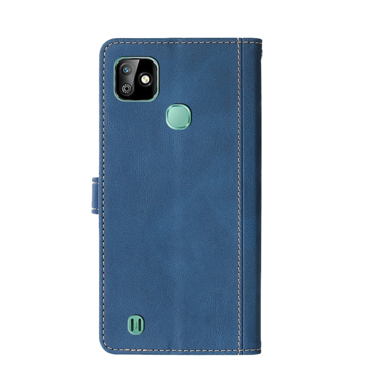For Infinix Smart HD 2021 X612 Skin Feel Straw Hat Magnetic Buckle Leather Phone Case