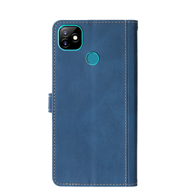 For Itel Vision 1 Skin Feel Straw Hat Magnetic Buckle Leather Phone Case