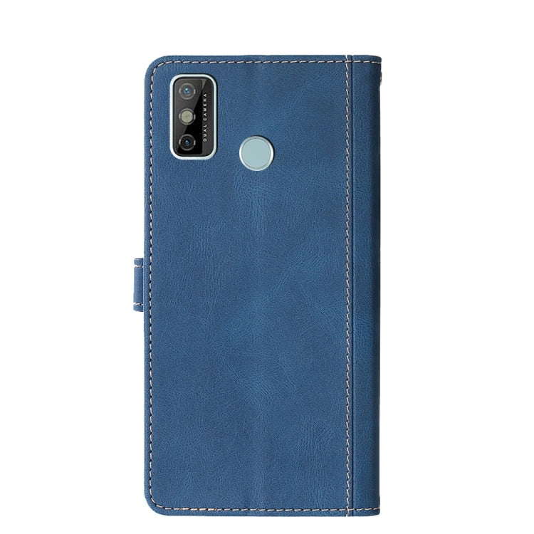 For Tecno Spark 6 GO Skin Feel Straw Hat Magnetic Buckle Leather Phone Case