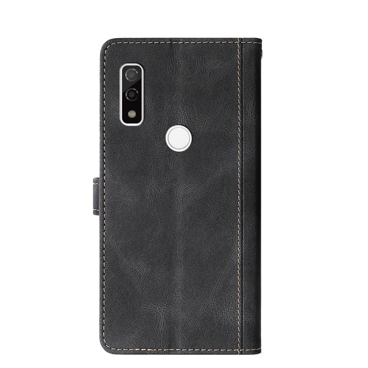 For Fujitsu Arrows WE F-51B Skin Feel Straw Hat Magnetic Buckle Leather Phone Case