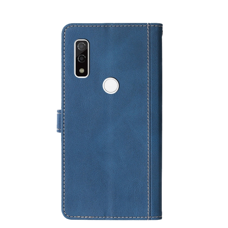 For Fujitsu Arrows WE F-51B Skin Feel Straw Hat Magnetic Buckle Leather Phone Case
