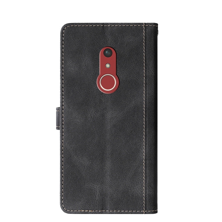 For Fujitsu Arrow Be4 Plus F-41B Skin Feel Straw Hat Magnetic Buckle Leather Phone Case