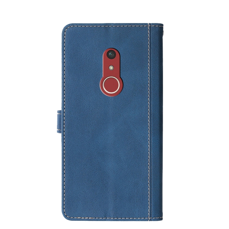 For Fujitsu Arrow Be4 Plus F-41B Skin Feel Straw Hat Magnetic Buckle Leather Phone Case