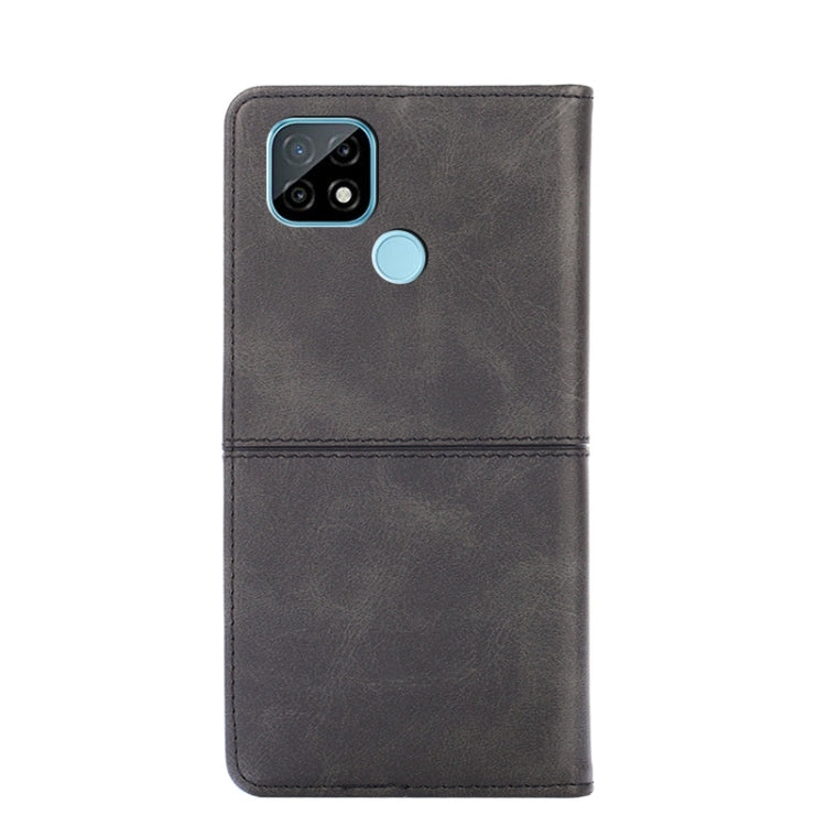 For TCL C21 Cow Texture Magnetic Horizontal Flip Leather Phone Case