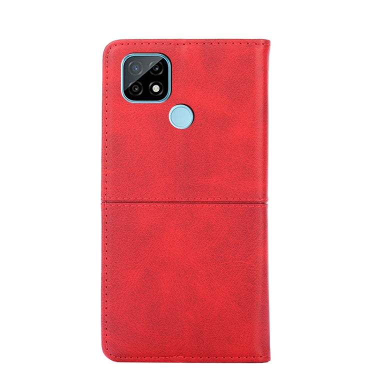 For TCL C21 Cow Texture Magnetic Horizontal Flip Leather Phone Case