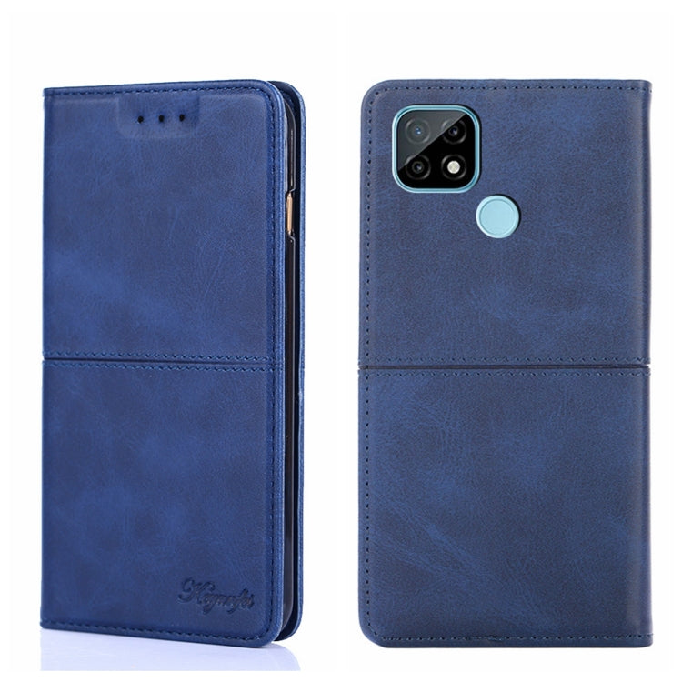 For TCL C21 Cow Texture Magnetic Horizontal Flip Leather Phone Case
