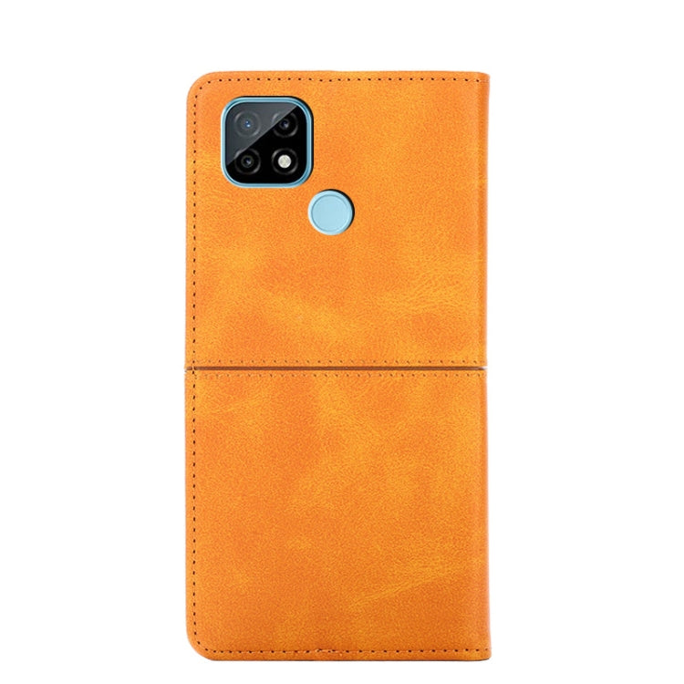 For TCL C21 Cow Texture Magnetic Horizontal Flip Leather Phone Case