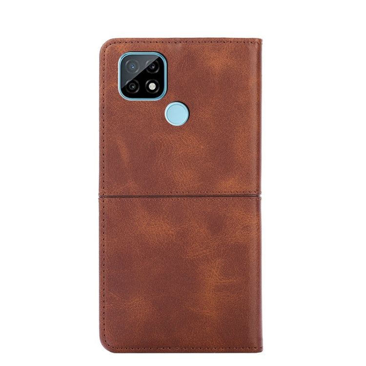 For TCL C21 Cow Texture Magnetic Horizontal Flip Leather Phone Case