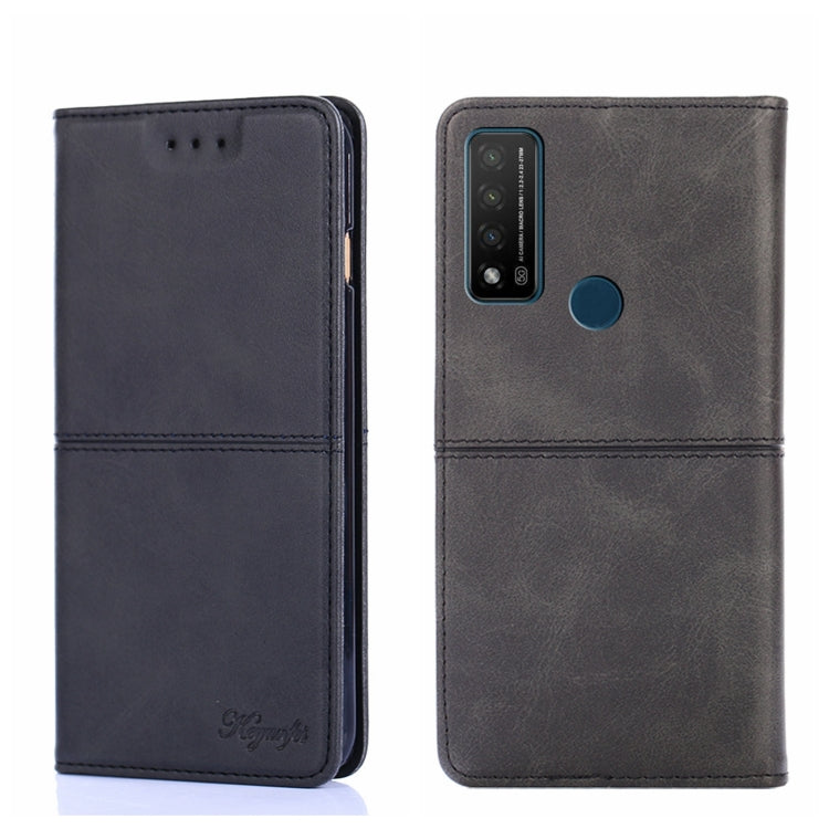 For TCL 20 R 5G/Bremen/20 AX 5G Cow Texture Magnetic Horizontal Flip Leather Phone Case