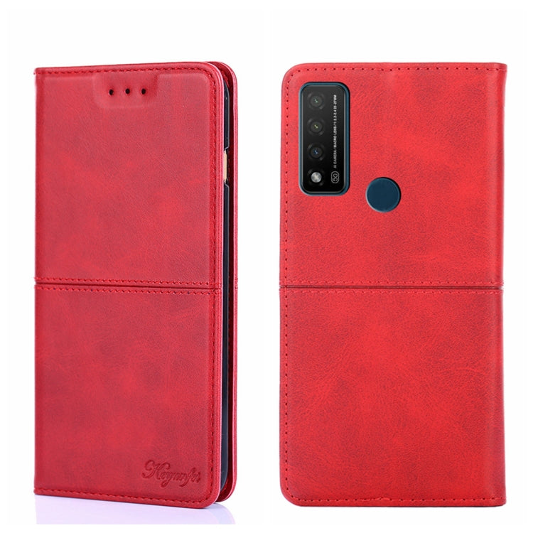 For TCL 20 R 5G/Bremen/20 AX 5G Cow Texture Magnetic Horizontal Flip Leather Phone Case