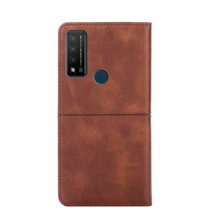 For TCL 20 R 5G/Bremen/20 AX 5G Cow Texture Magnetic Horizontal Flip Leather Phone Case