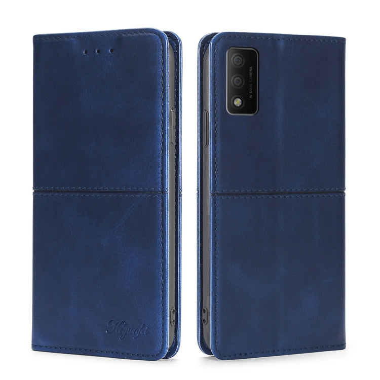 For TCL 30T T603DL Cow Texture Magnetic Horizontal Flip Leather Phone Case