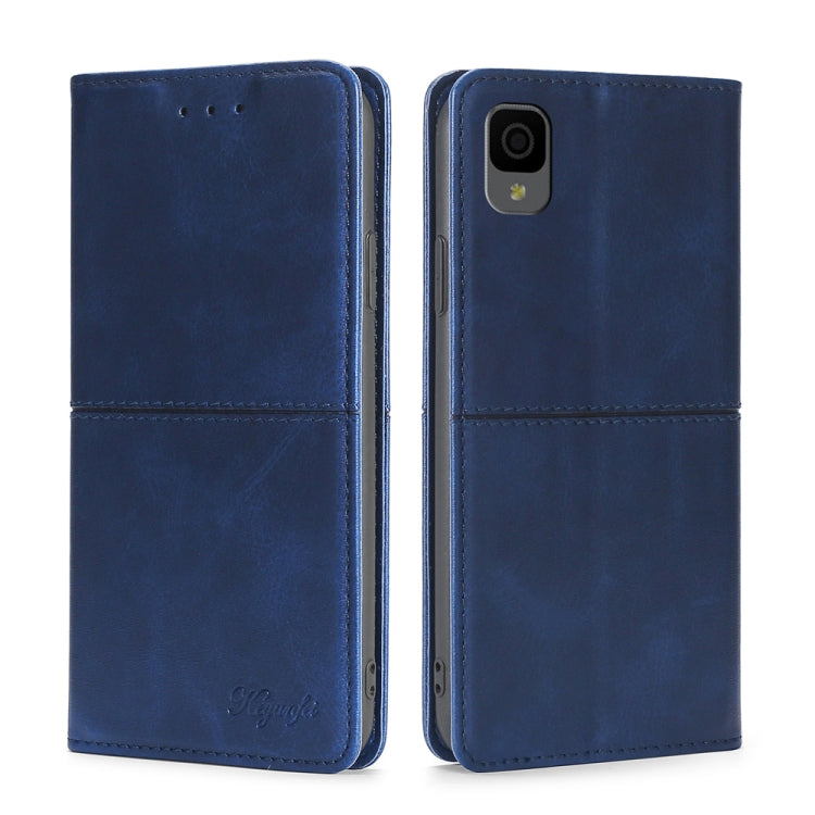 For TCL 30Z T602DL Cow Texture Magnetic Horizontal Flip Leather Phone Case