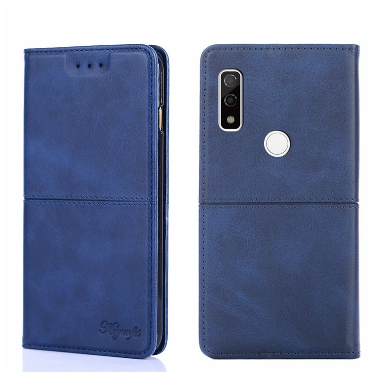 For Fujitsu Arrows We F-51B Cow Texture Magnetic Horizontal Flip Leather Phone Case