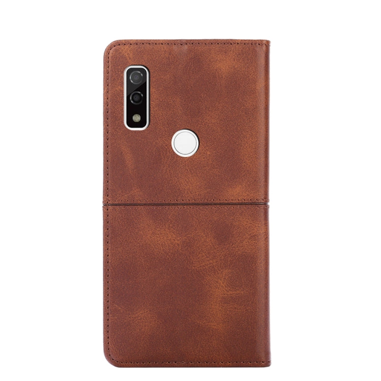 For Fujitsu Arrows We F-51B Cow Texture Magnetic Horizontal Flip Leather Phone Case