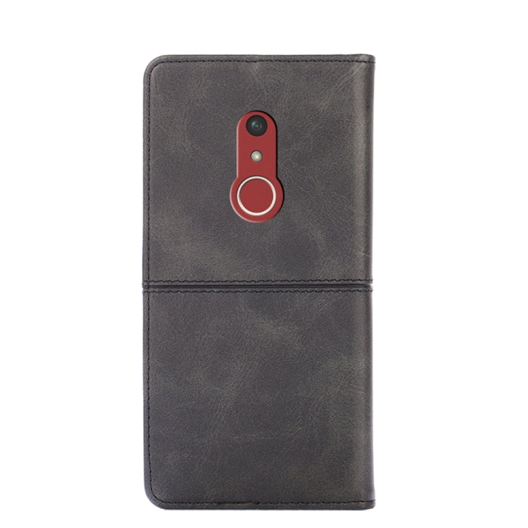 For Fujitsu Arrow Be4 Plus F-41B Cow Texture Magnetic Horizontal Flip Leather Phone Case