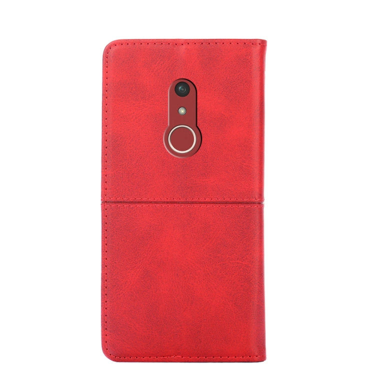For Fujitsu Arrow Be4 Plus F-41B Cow Texture Magnetic Horizontal Flip Leather Phone Case