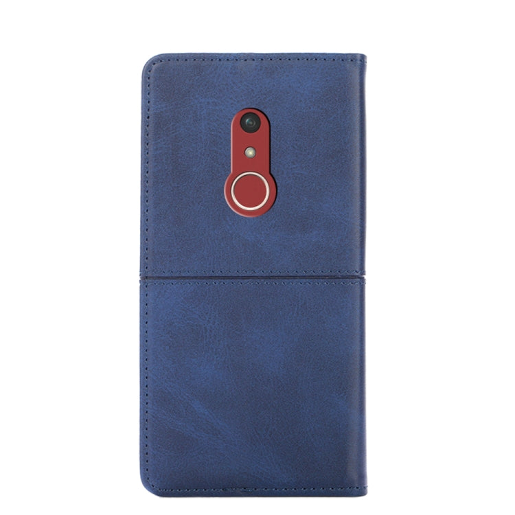 For Fujitsu Arrow Be4 Plus F-41B Cow Texture Magnetic Horizontal Flip Leather Phone Case
