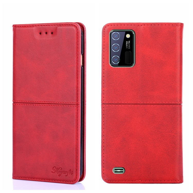 For Oukitel C25 Cow Texture Magnetic Horizontal Flip Leather Phone Case