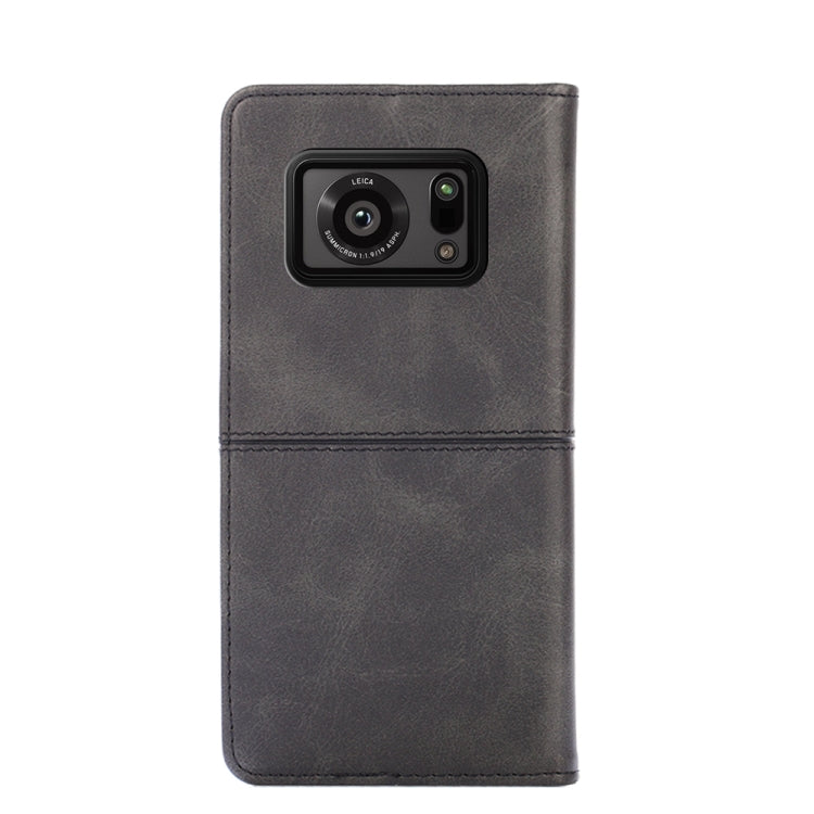 For Sharp Aquos R6 Cow Texture Magnetic Horizontal Flip Leather Phone Case