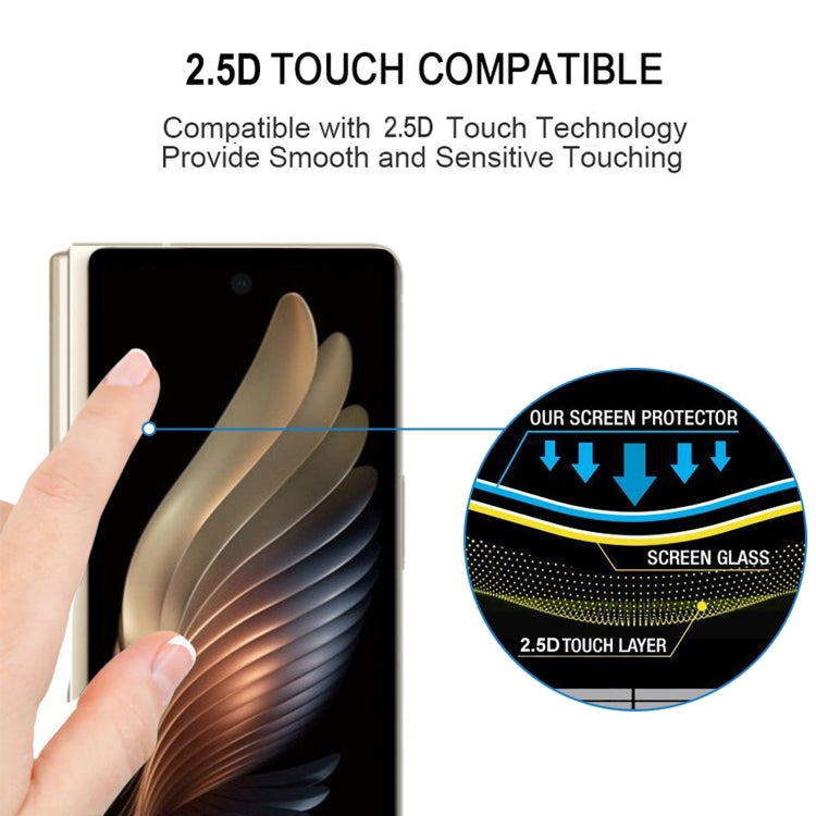 25 PCS Full Glue Screen Tempered Glass Film For Samsung W21 5G