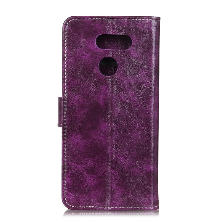 For LG K61 Retro Crazy Horse Texture Horizontal Flip Leather Case with Holder & Card Slots & Photo Frame & Wallet