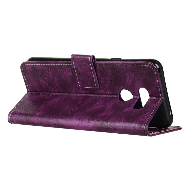 For LG K61 Retro Crazy Horse Texture Horizontal Flip Leather Case with Holder & Card Slots & Photo Frame & Wallet