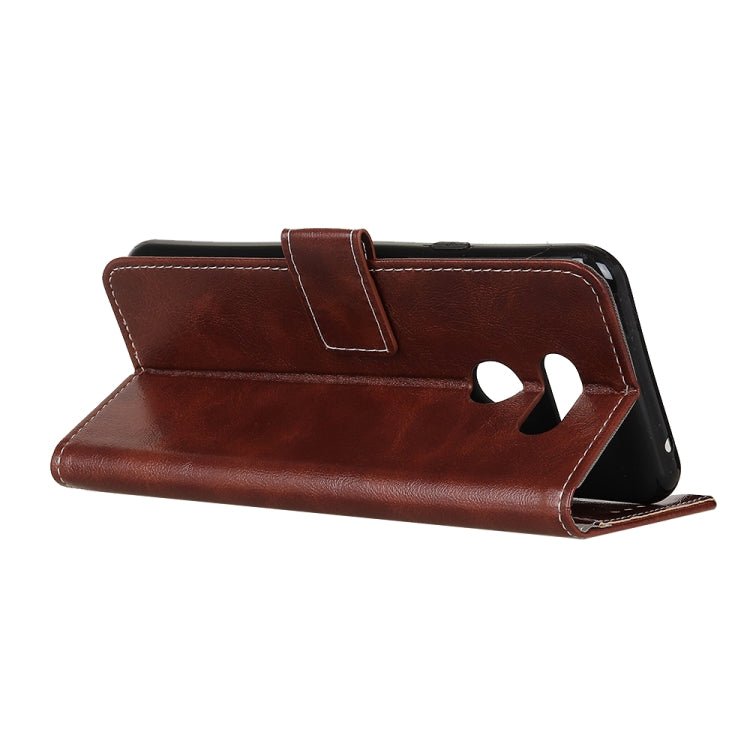 For LG K61 Retro Crazy Horse Texture Horizontal Flip Leather Case with Holder & Card Slots & Photo Frame & Wallet