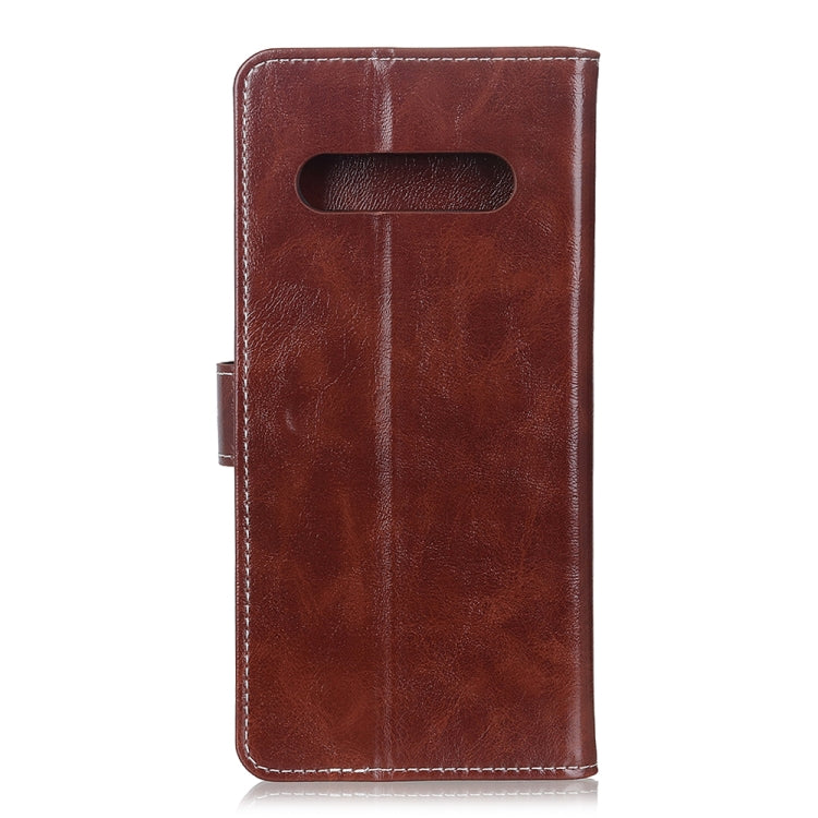 For LG V60 ThinQ Retro Crazy Horse Texture Horizontal Flip Leather Case with Holder & Card Slots & Photo Frame & Wallet