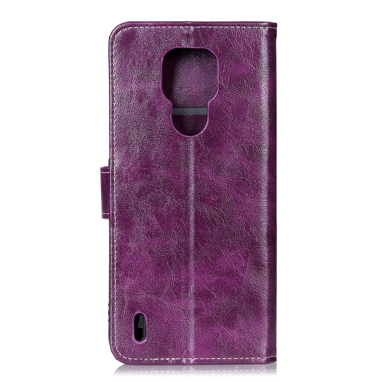 For Motorola E7 Retro Crazy Horse Texture Horizontal Flip Leather Case with Holder & Card Slots & Photo Frame & Wallet