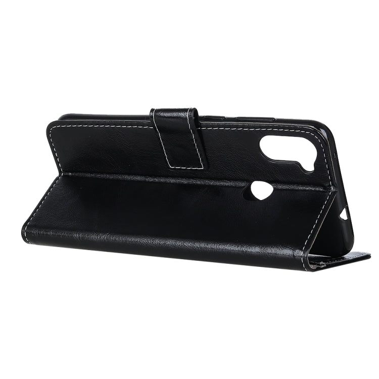 For Galaxy A11 Retro Crazy Horse Texture Horizontal Flip Leather Case with Holder & Card Slots & Photo Frame & Wallet