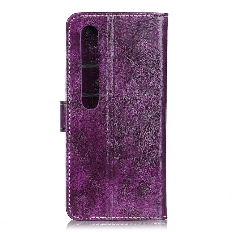 For Xiaomi 10 5G / 10 Pro 5G Retro Crazy Horse Texture Horizontal Flip Leather Case with Holder & Card Slots & Photo Frame & Wallet