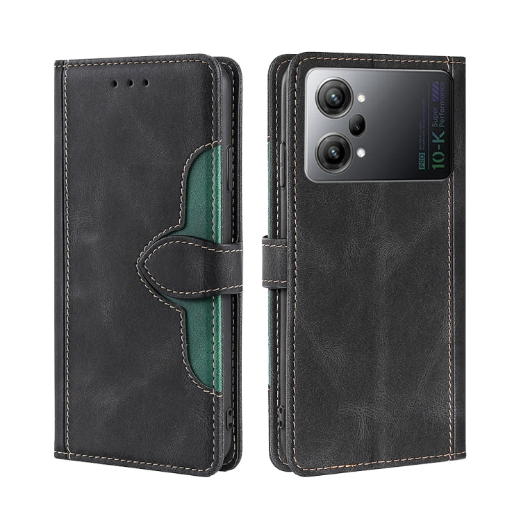 For OPPO K10 Pro 5G Skin Feel Magnetic Buckle Leather Phone Case