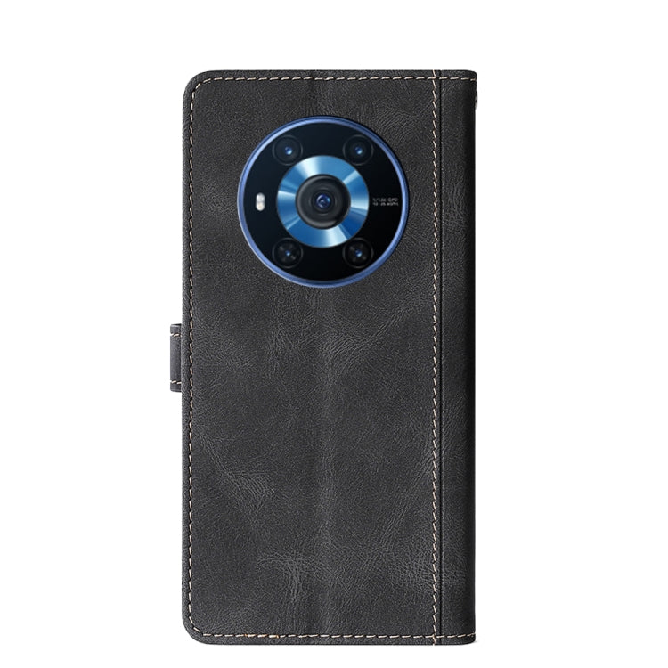 For Honor Magic3 Skin Feel Magnetic Buckle Leather Phone Case